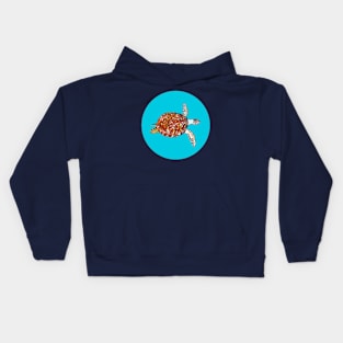 Green Sea Turtle Kids Hoodie